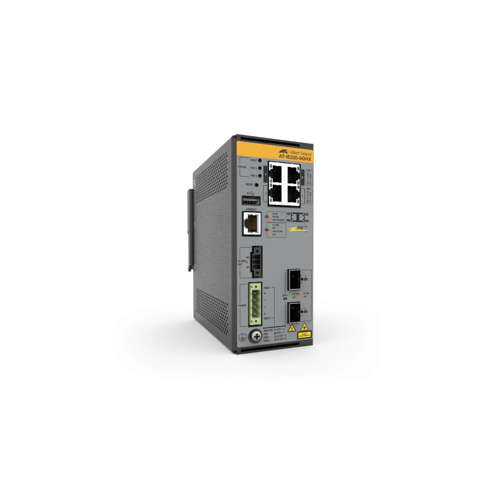 Allied Telesis AT-IE220-6GHX-980 commutateur réseau Géré L2 Gigabit Ethernet (10 100 1000) Connexion Ethernet, supportant