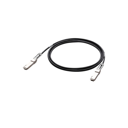 Allied Telesis AT-QSFP28-1CU câble Serial Attached SCSI (SAS) 1 m 25,8 Gbit s Noir, Argent