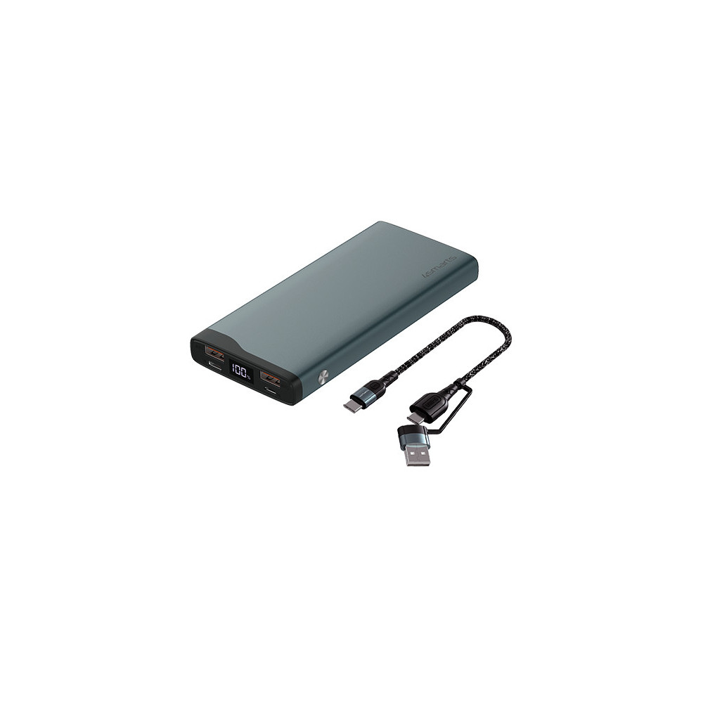 4smarts VoltHub Pro Lithium Polymère (LiPo) 10000 mAh Noir, Métallique