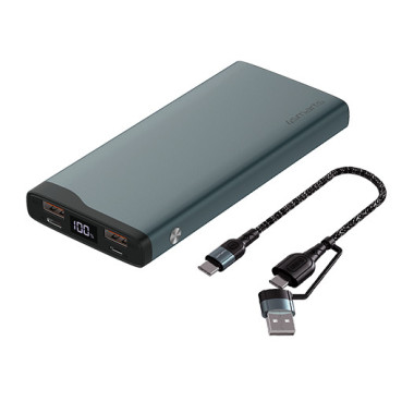 4smarts VoltHub Pro Lithium Polymère (LiPo) 10000 mAh Noir, Métallique