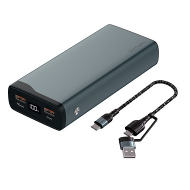 4smarts VoltHub Pro Lithium Polymère (LiPo) 20000 mAh Noir, Métallique