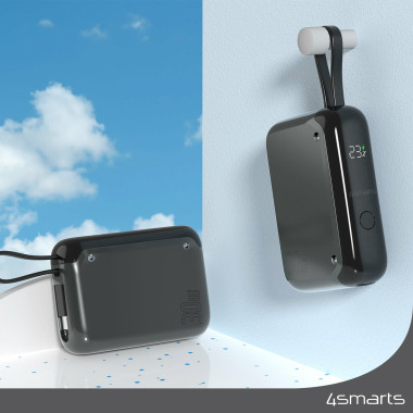 4smarts 540699 banque d'alimentation électrique 10000 mAh Gris