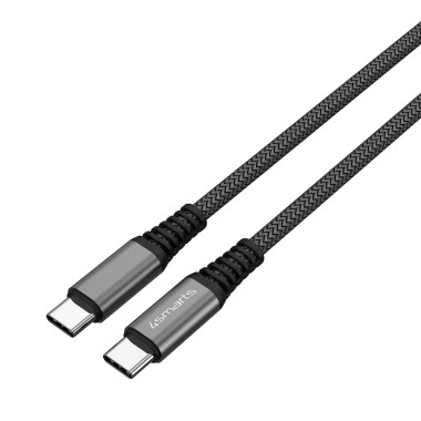 4smarts 456266 câble USB 1,5 m USB C Noir