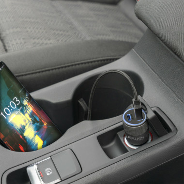 4smarts 464448 chargeur d'appareils mobiles Universel Noir Allume-cigare Auto