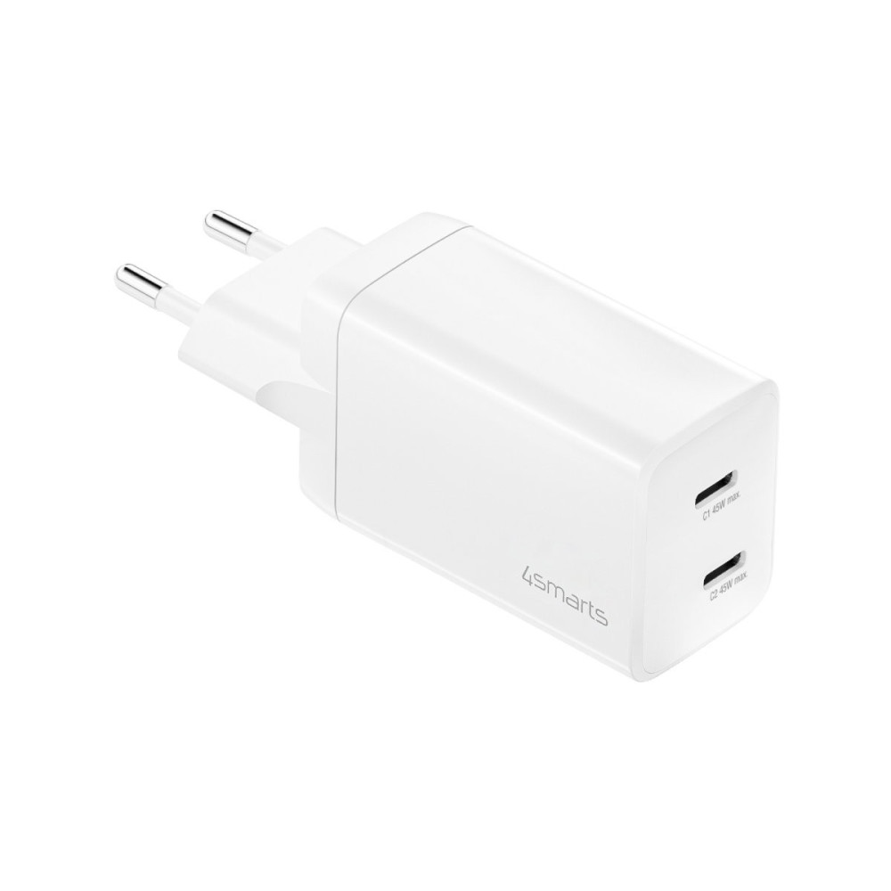 4smarts 540400 chargeur d'appareils mobiles Universel Blanc Secteur Charge rapide Intérieure