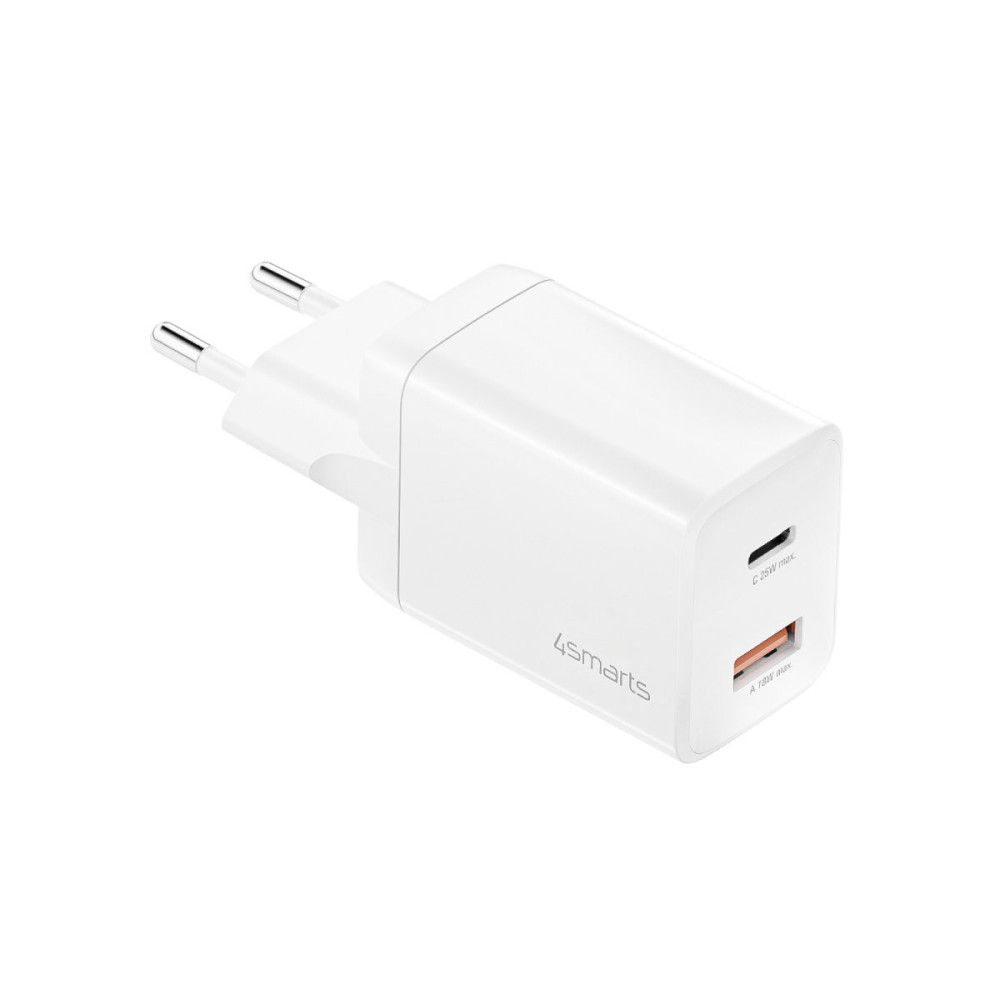 4smarts 540359 chargeur d'appareils mobiles Universel Blanc Secteur Charge rapide Intérieure
