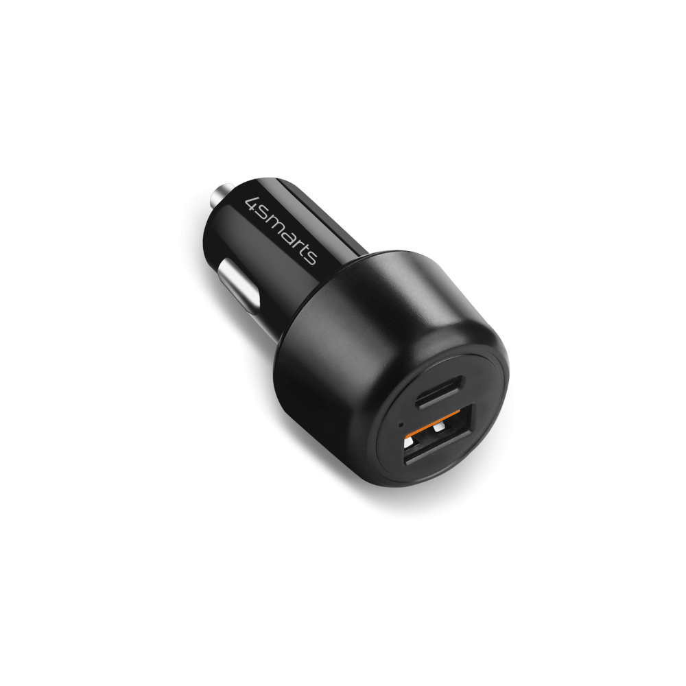 4smarts VoltRoad Ultimate Ordinateur portable, Smartphone, Tablette Noir Allume-cigare Charge rapide Auto