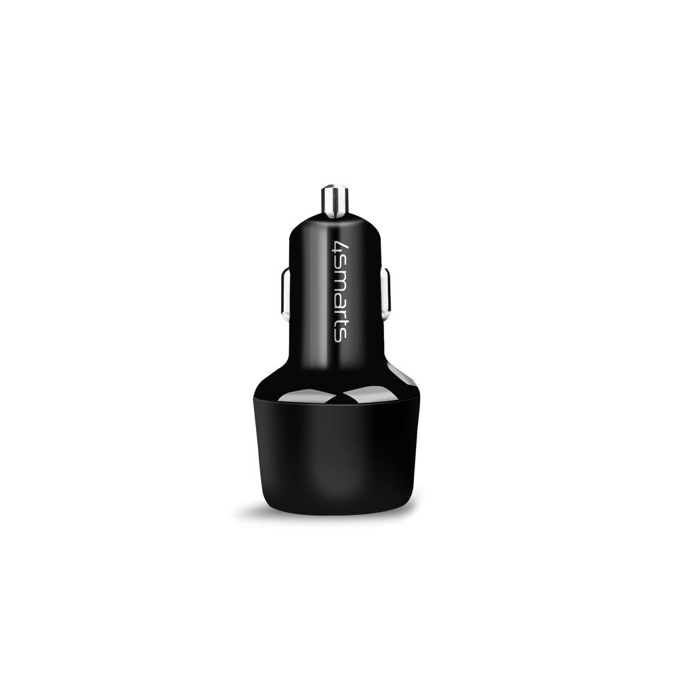 4smarts VoltRoad Ultimate Ordinateur portable, Smartphone, Tablette Noir Allume-cigare Charge rapide Auto