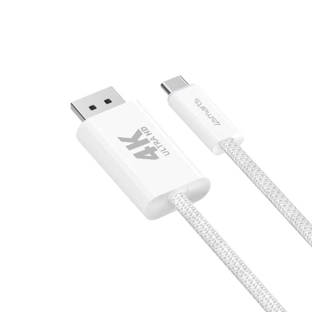 4smarts 540958 câble DisplayPort 2 m USB C Blanc