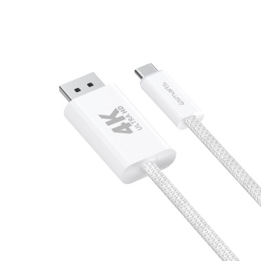 4smarts 540958 câble DisplayPort 2 m USB C Blanc