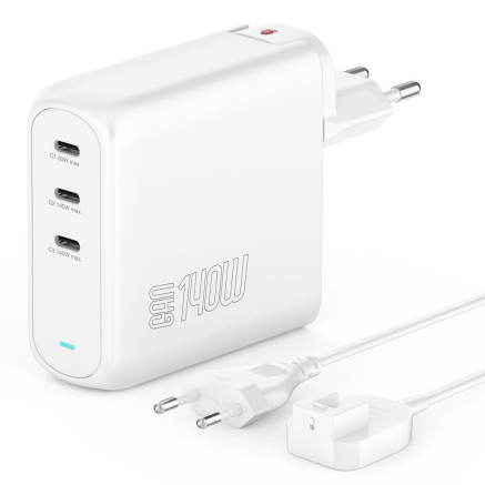 4smarts GaN Flex Pro Universel Blanc Secteur Charge rapide Intérieure