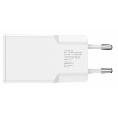 4smarts 541124 chargeur d'appareils mobiles Smartphone Blanc Secteur Charge rapide Intérieure
