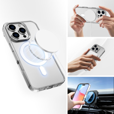 4smarts 541178 chargeur d'appareils mobiles Smartphone Transparent, Blanc Secteur Charge rapide Intérieure