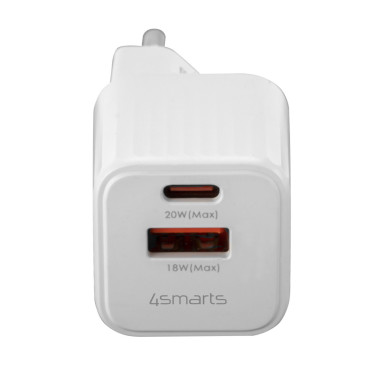 4smarts 540114 chargeur d'appareils mobiles Universel Blanc Secteur Charge rapide Intérieure