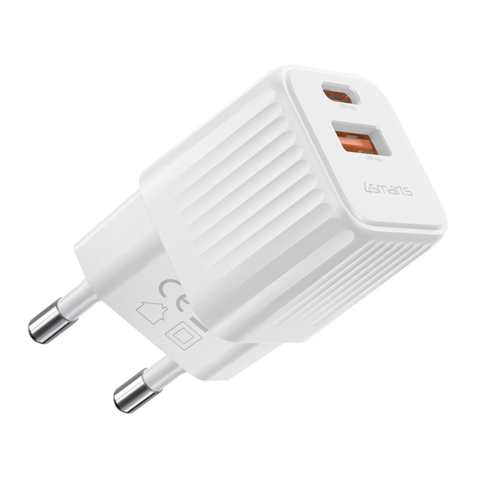 4smarts 540114 chargeur d'appareils mobiles Universel Blanc Secteur Charge rapide Intérieure
