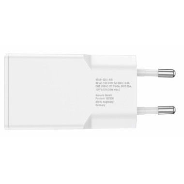 4smarts PDPlug Slim Smartphone, Tablette Blanc Secteur Charge rapide Intérieure