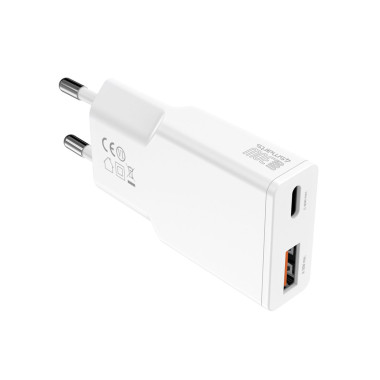 4smarts PDPlug Duos Slim Smartphone, Tablette Blanc Secteur Charge rapide Intérieure