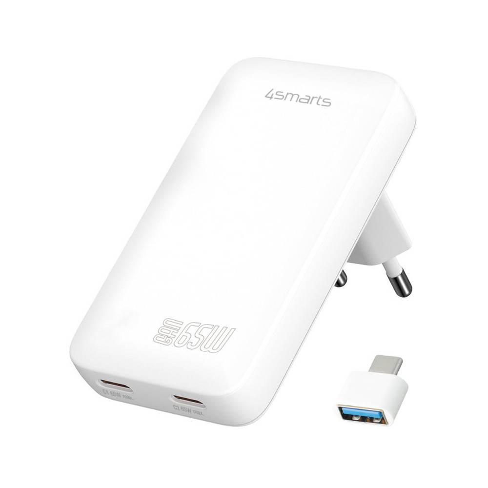 4smarts 542065 chargeur d'appareils mobiles Universel Blanc Secteur Intérieure 4smarts 542065 chargeur d'appareils mobiles Universel Blanc Secteur Intérieure