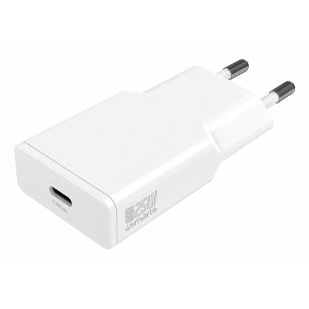 4smarts 541123 chargeur d'appareils mobiles Smartphone, Tablette Blanc Secteur Charge rapide Intérieure