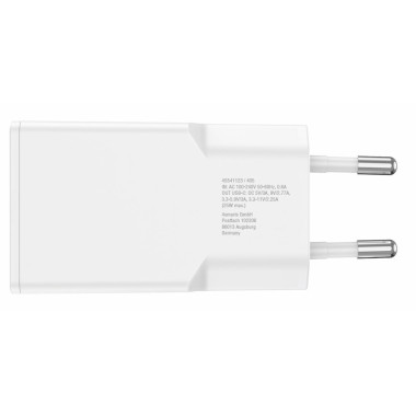 4smarts 541123 chargeur d'appareils mobiles Smartphone, Tablette Blanc Secteur Charge rapide Intérieure