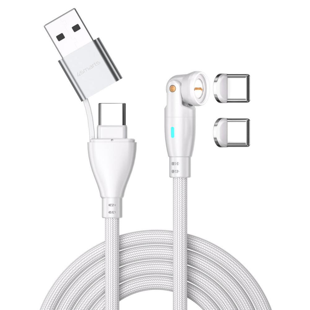 4smarts 541236 câble USB USB 2.0 1,8 m USB C Blanc 4smarts 541236 câble USB USB 2.0 1,8 m USB C Blanc