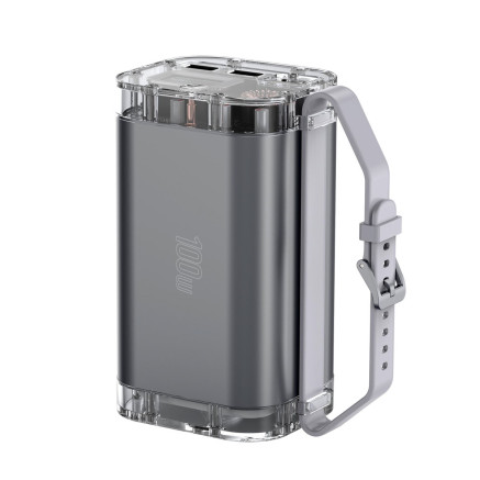 4smarts 540100 banque d'alimentation électrique Lithium Polymère (LiPo) 40000 mAh Gris