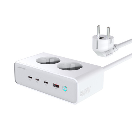 4smarts 540065 chargeur d'appareils mobiles Universel Argent, Blanc Secteur Charge rapide Intérieure