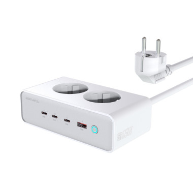 4smarts 540065 chargeur d'appareils mobiles Universel Argent, Blanc Secteur Charge rapide Intérieure