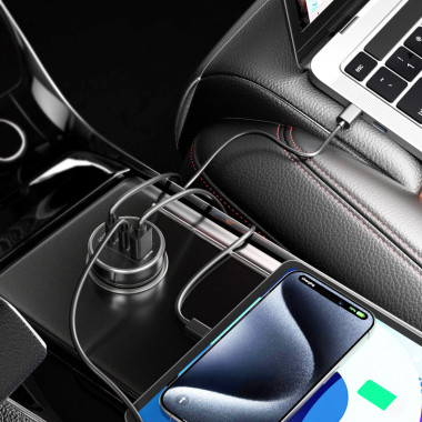 4smarts 541224 chargeur d'appareils mobiles Ordinateur portable, Smartphone, Smartwatch, Tablette, Universel Noir CC Charge