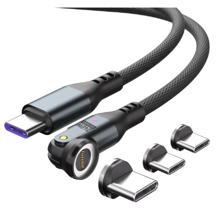 4smarts 541237 câble USB 1,8 m USB C Noir, Gris