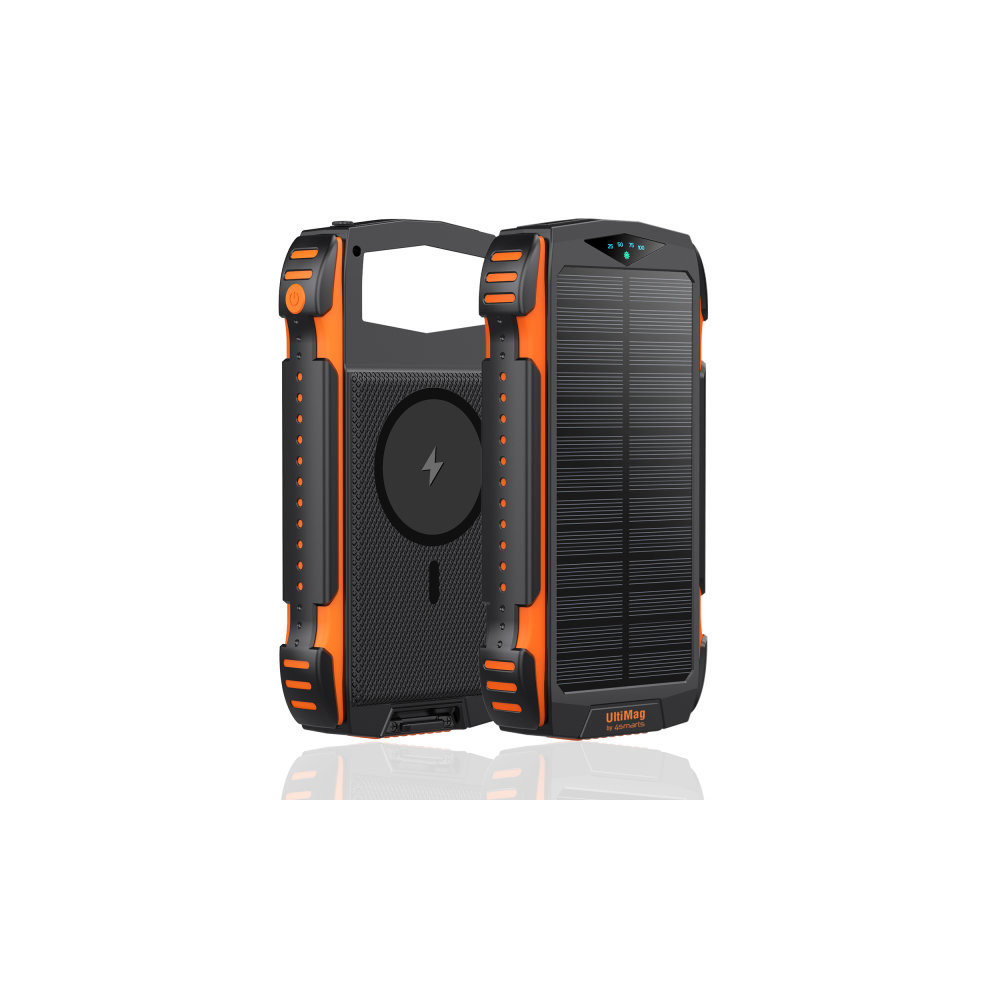 4smarts TitanPack UltiMag Lithium Polymère (LiPo) 20000 mAh Recharge sans fil Noir, Orange 4smarts TitanPack UltiMag Lithium Polymère (LiPo) 20000 mAh Recharge sans fil Noir, Orange