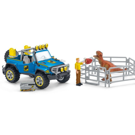 schleich Dinosaurs Voiture tout-terrain avec avant-poste Dino