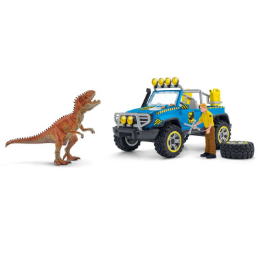 schleich Dinosaurs Voiture tout-terrain avec avant-poste Dino