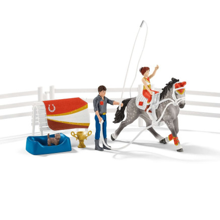 schleich HORSE CLUB Kit de voltige équestre de Mia