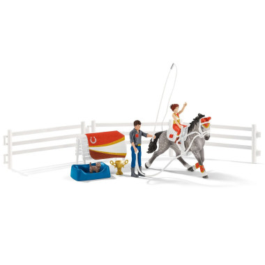 schleich HORSE CLUB Kit de voltige équestre de Mia