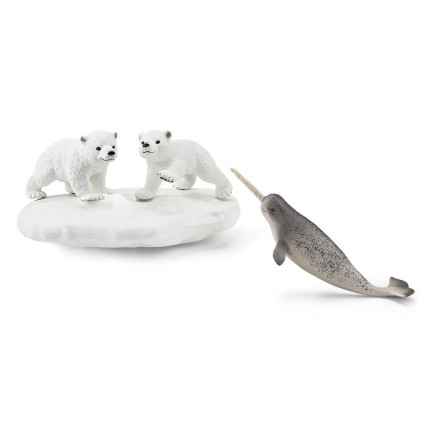 schleich WILD LIFE Glissade des ours polaires