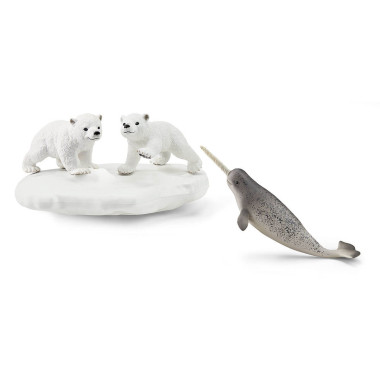 schleich WILD LIFE Glissade des ours polaires