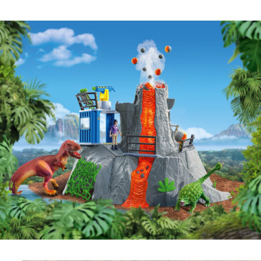 schleich Dinosaurs Expédition au grand volcan