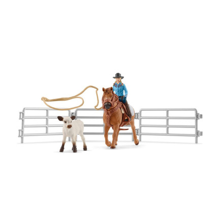 schleich FARM WORLD Equipe de Cowboy et leurs lassos