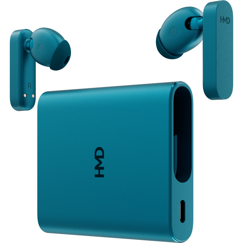 HMD Amped Buds Casque Sans fil Ecouteurs Appels Musique Sport Au quotidien Bluetooth Cyan