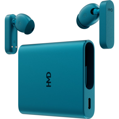 HMD Amped Buds Casque Sans fil Ecouteurs Appels Musique Sport Au quotidien Bluetooth Cyan