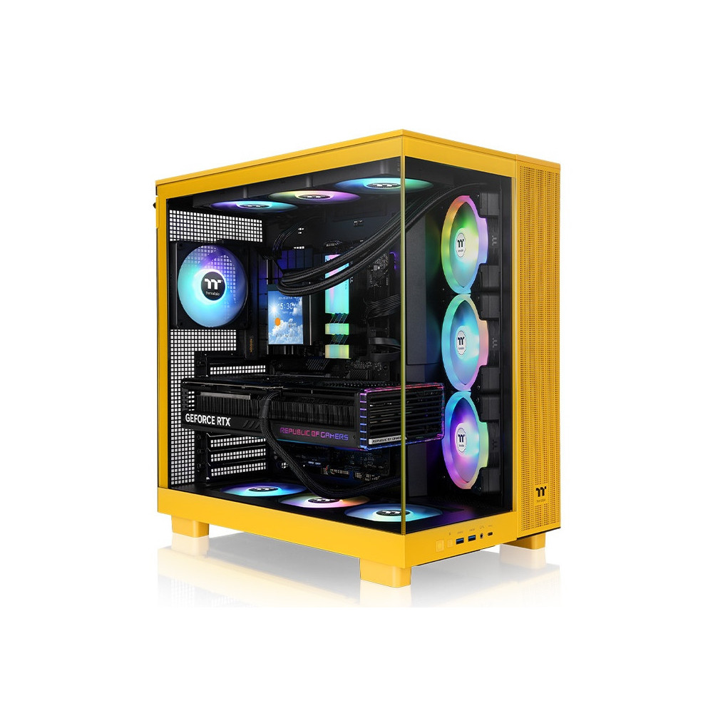 Thermaltake View 380 XL TG ARGB Midi Tower Jaune Thermaltake View 380 XL TG ARGB Midi Tower Jaune