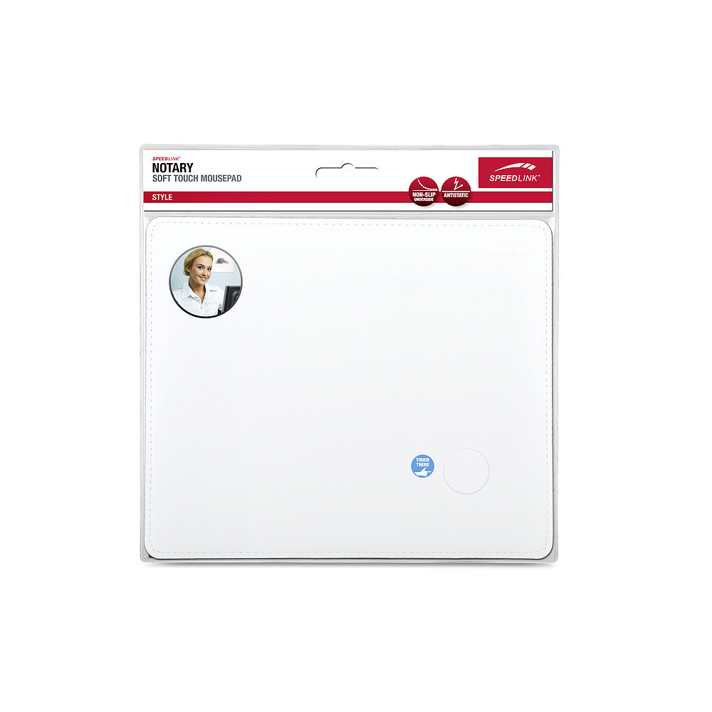 SPEEDLINK SL-6243-LWT tapis de souris Blanc