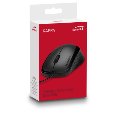 SPEEDLINK SL-610011-BK souris Bureau USB Type-A Optique 1000 DPI