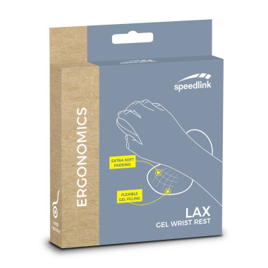 SPEEDLINK SL-620800-BK repose-poignet Gel, Caoutchouc, Velours Noir