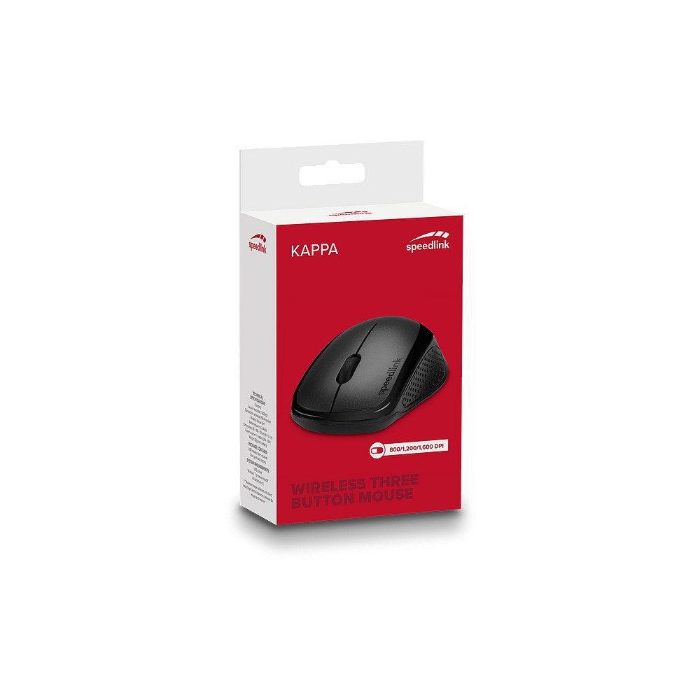 SPEEDLINK KAPPA souris Bureau Droitier RF sans fil Optique 1600 DPI