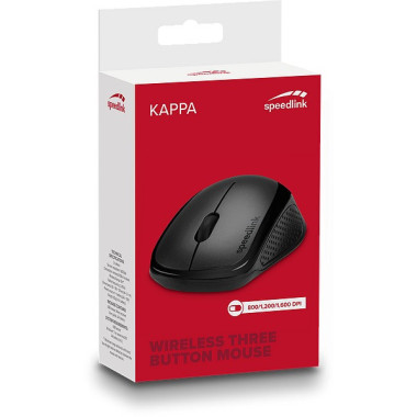 SPEEDLINK KAPPA souris Bureau Droitier RF sans fil Optique 1600 DPI