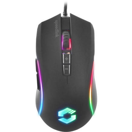 SPEEDLINK SL-680022-RRBK souris Jouer USB Type-A 6400 DPI
