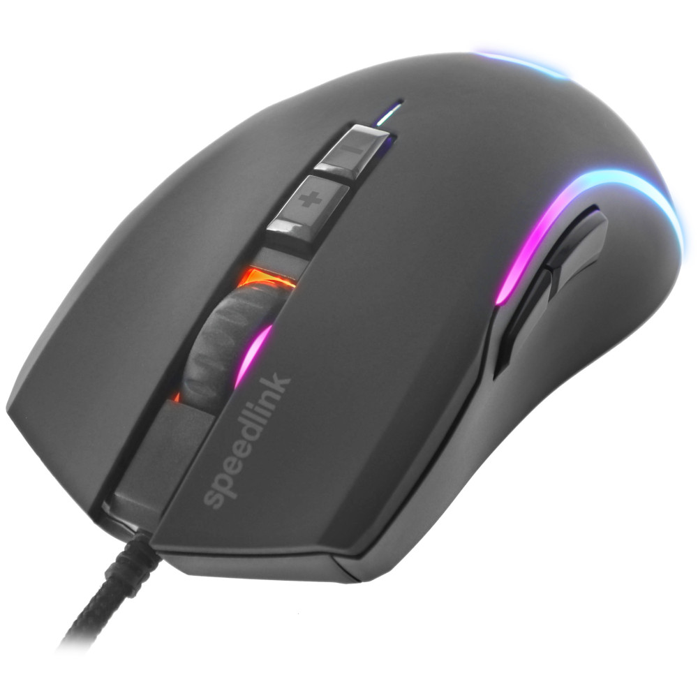 SPEEDLINK SL-680022-RRBK souris Jouer USB Type-A 6400 DPI