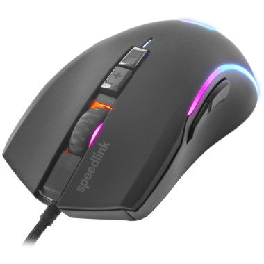 SPEEDLINK SL-680022-RRBK souris Jouer USB Type-A 6400 DPI